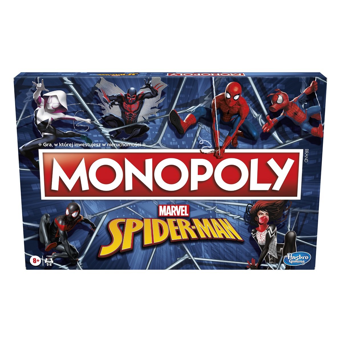 Monopoly, gra strategiczna Spider-Man, F3968