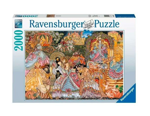 Ravensburger Puzzle 2D 2000 elementów Kopciuszek GXP-811620