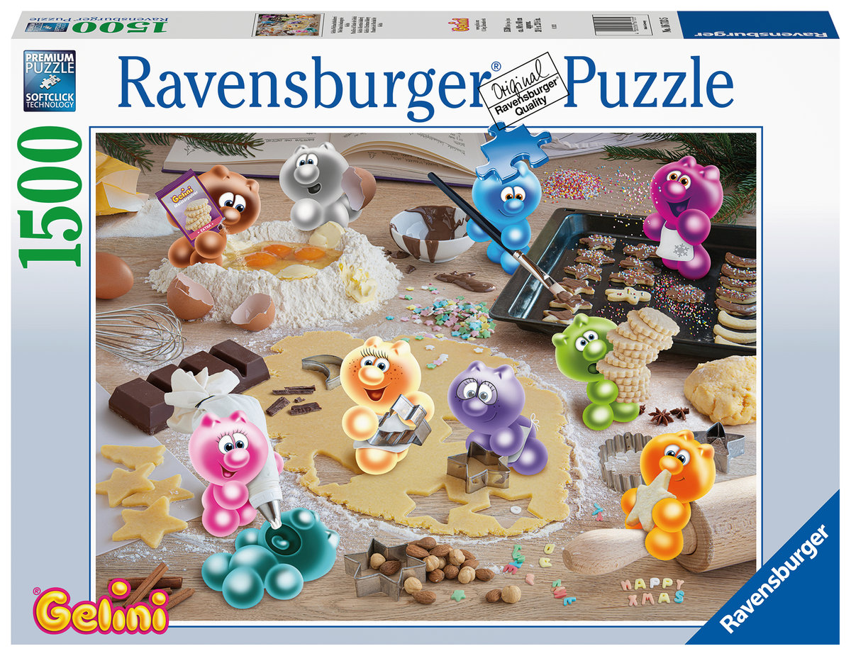 Ravensburger Puzzle 16713 - Gelinis Weihnachtsbäckerei - 1500 Teile Puzzle für Erwachsene und Kinder ab 14 Jahren 16713