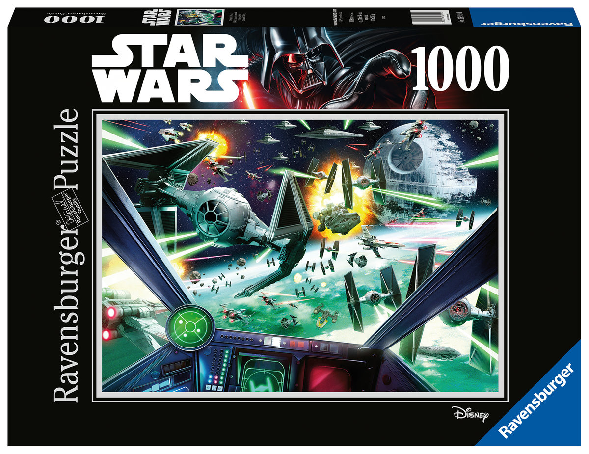 Ravensburger Puzzle 2D 1000 elementów Star Wars X-Wing Cockpit GXP-811632