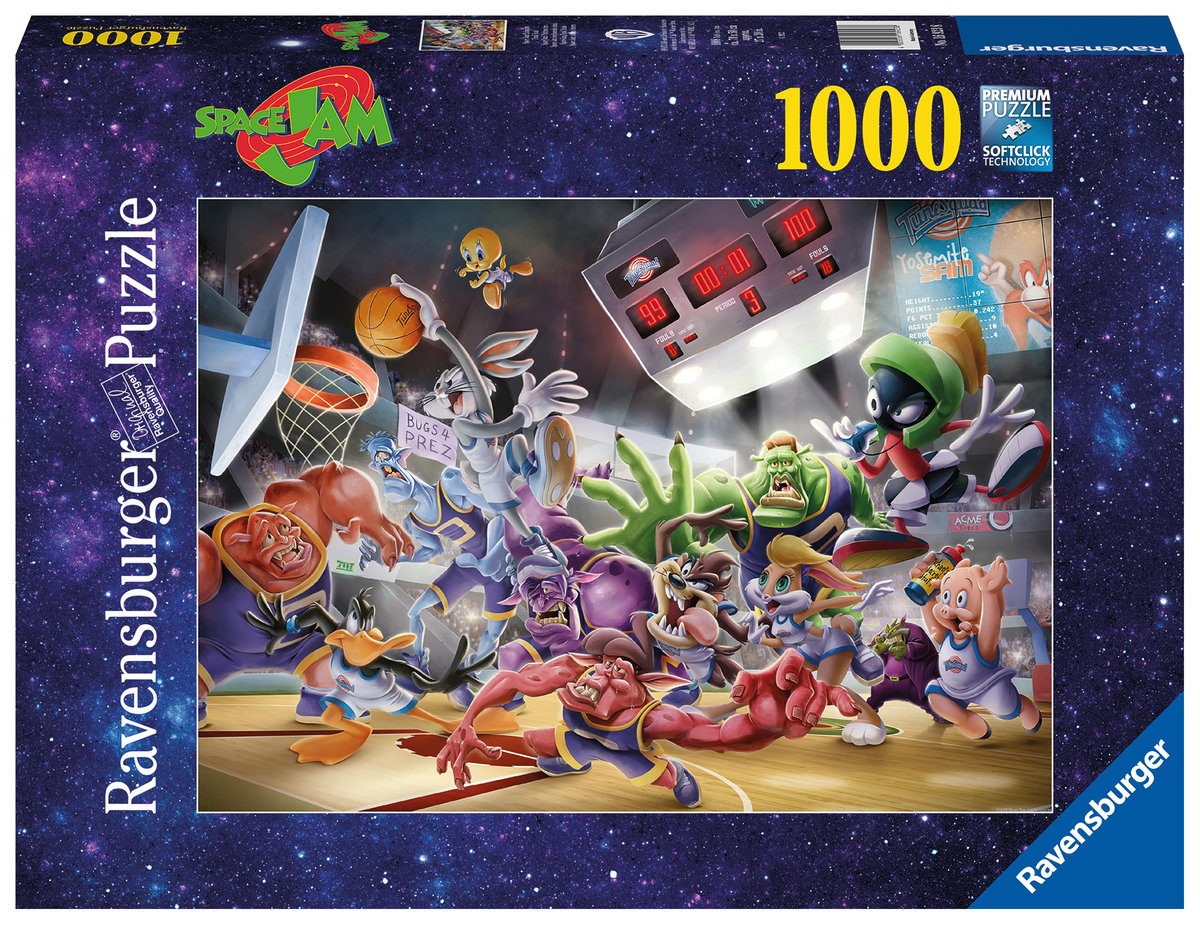 Ravensburger Puzzle 2D 1000 elementów Space Jam GXP-811635