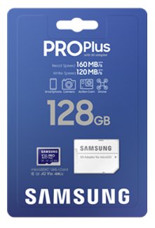 Samsung karta pamięci 128 GB PRO Plus mSD z adapterem 8_2279267