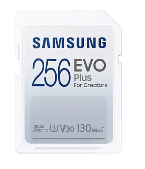 Samsung EVO Plus 2021 SDXC 256GB UHS-I/U3 V30 MB-SC256K/EU MB-SC256K/EU