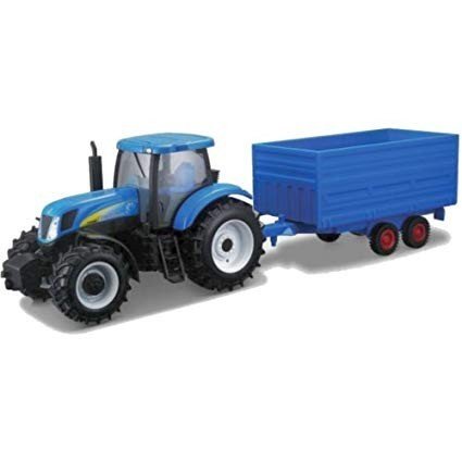 BBURAGO BBURAGO NEW HOLLAND TRAKTOR Z PRZYCZEPĄ Z BALAMI DREWNA 44060A BB44060A