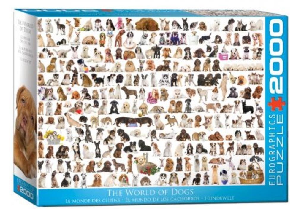 Eurographics Puzzle 2000 elementów Świat psów