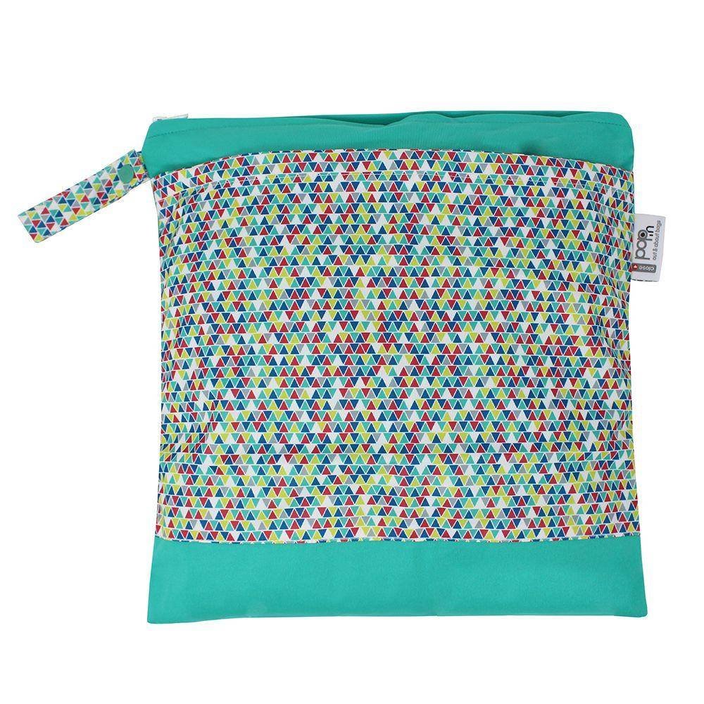 Close Torba na mokre pieluszki, Bright Triangles,