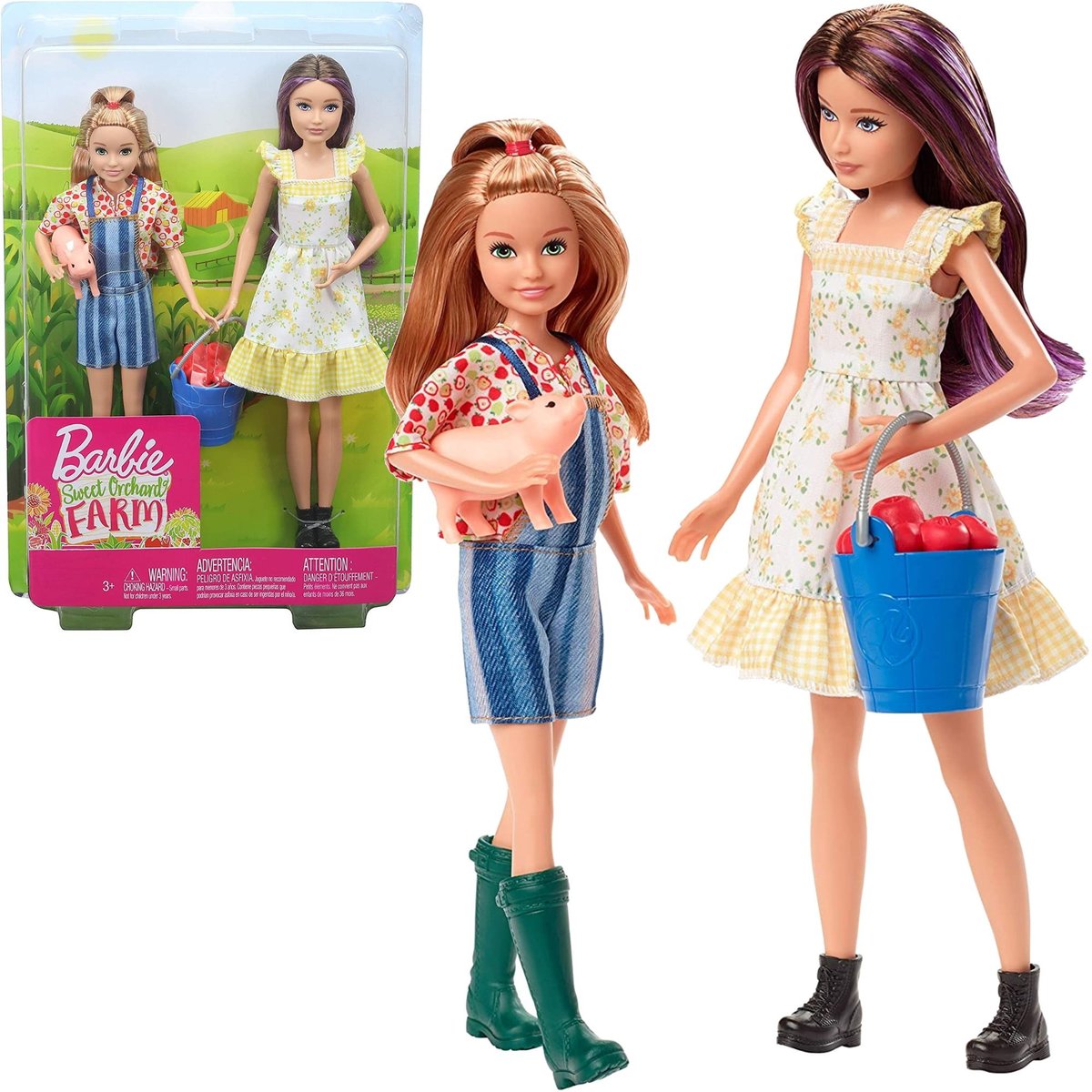 Mattel Farma Skipper I Stacie Zestaw Ght16 Wb4