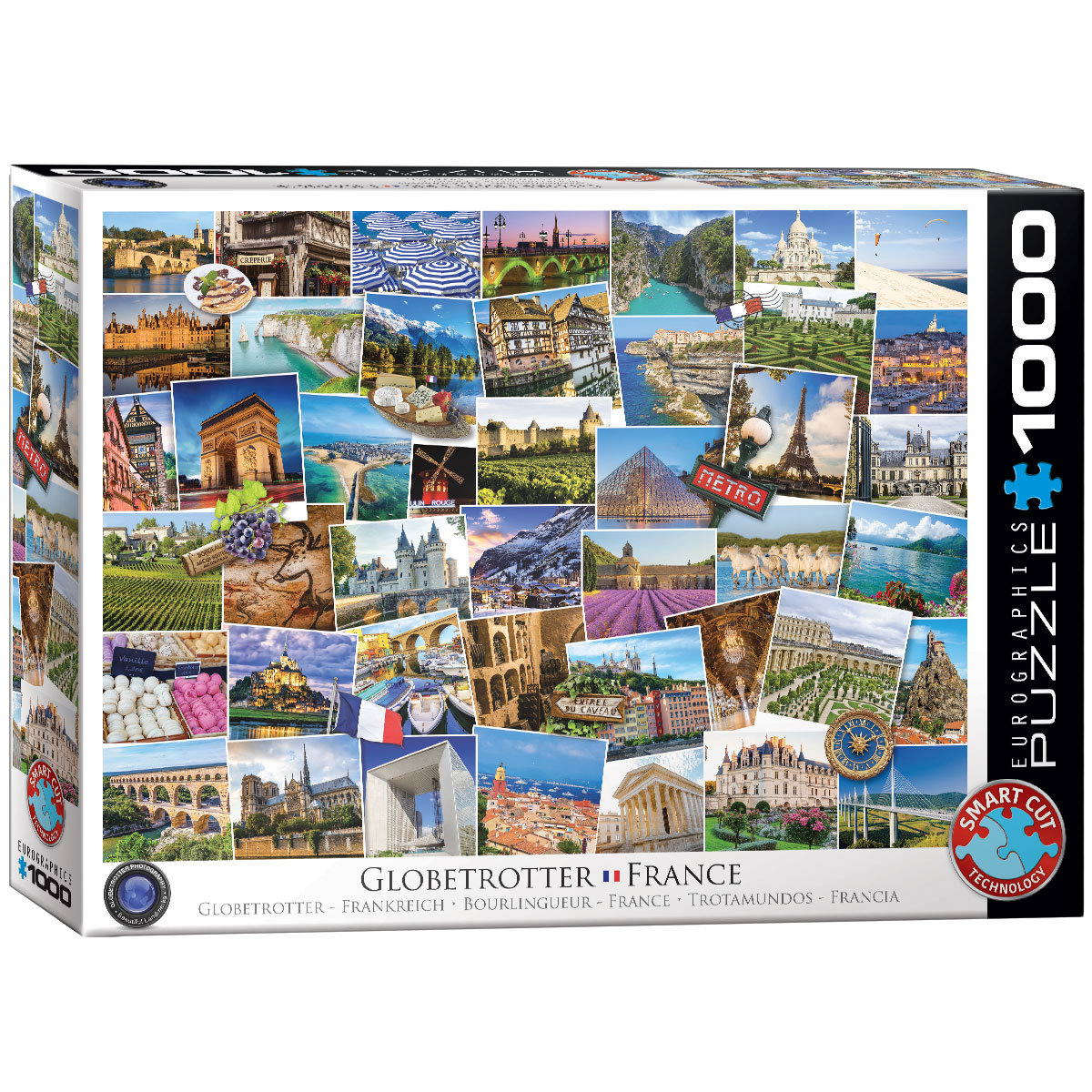 Eurographics Puzzle 1000 Globetrotter France 6000-5466 -