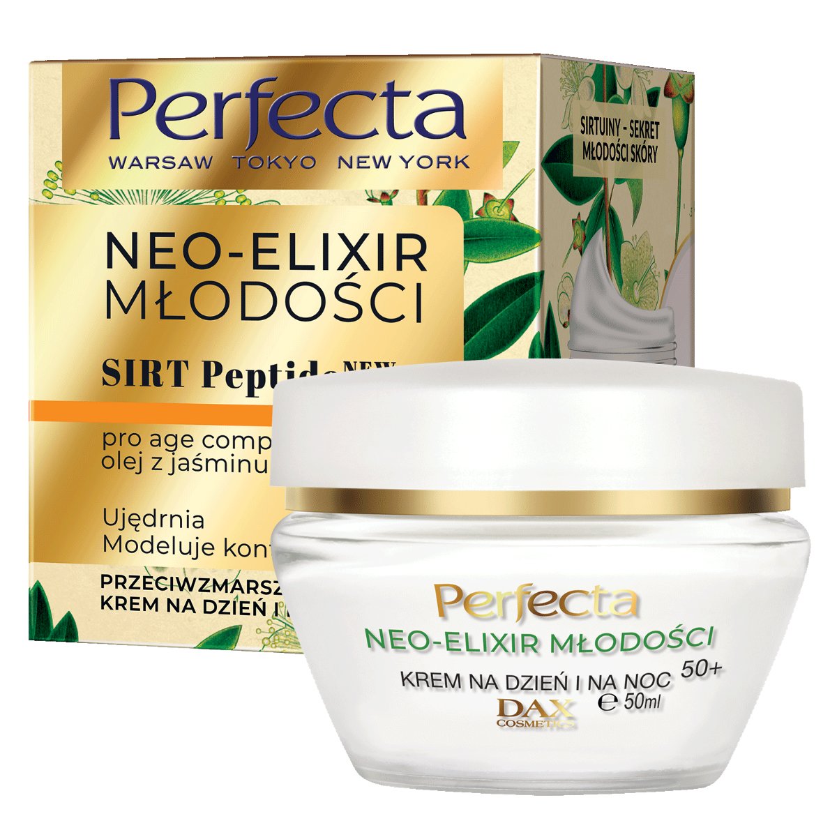 Perfecta NEO-ELIXIR MŁODOŚCI 50+ KREM DO TWARZY 50ML