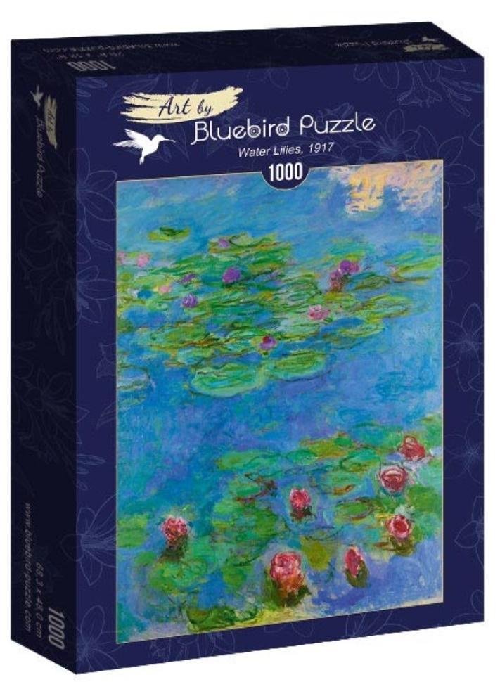 Bluebird Puzzle Puzzle 1000 Lilie wodne, Claude Monet1917 - Bluebird Puzzle
