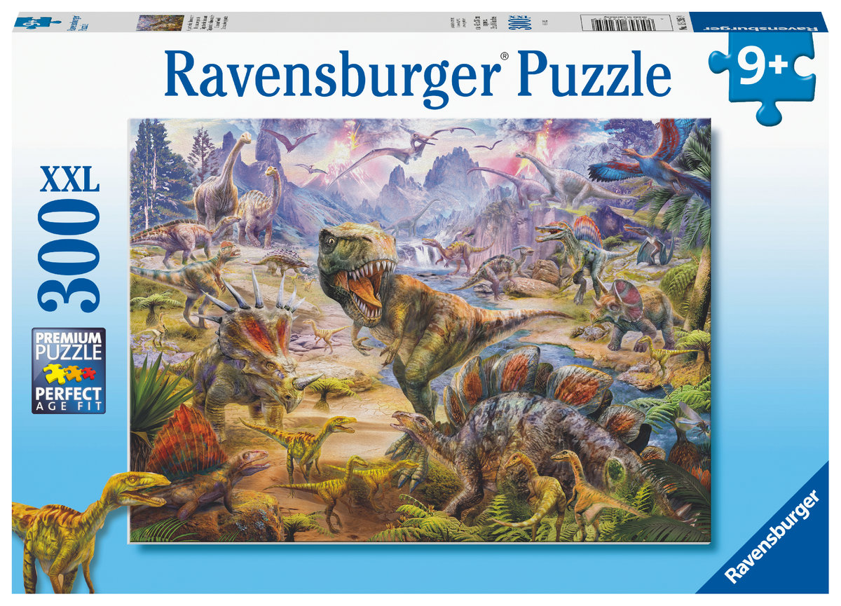 Ravensburger Puzzle dla dzieci 2D Dinozaury 300 elementów GXP-811801