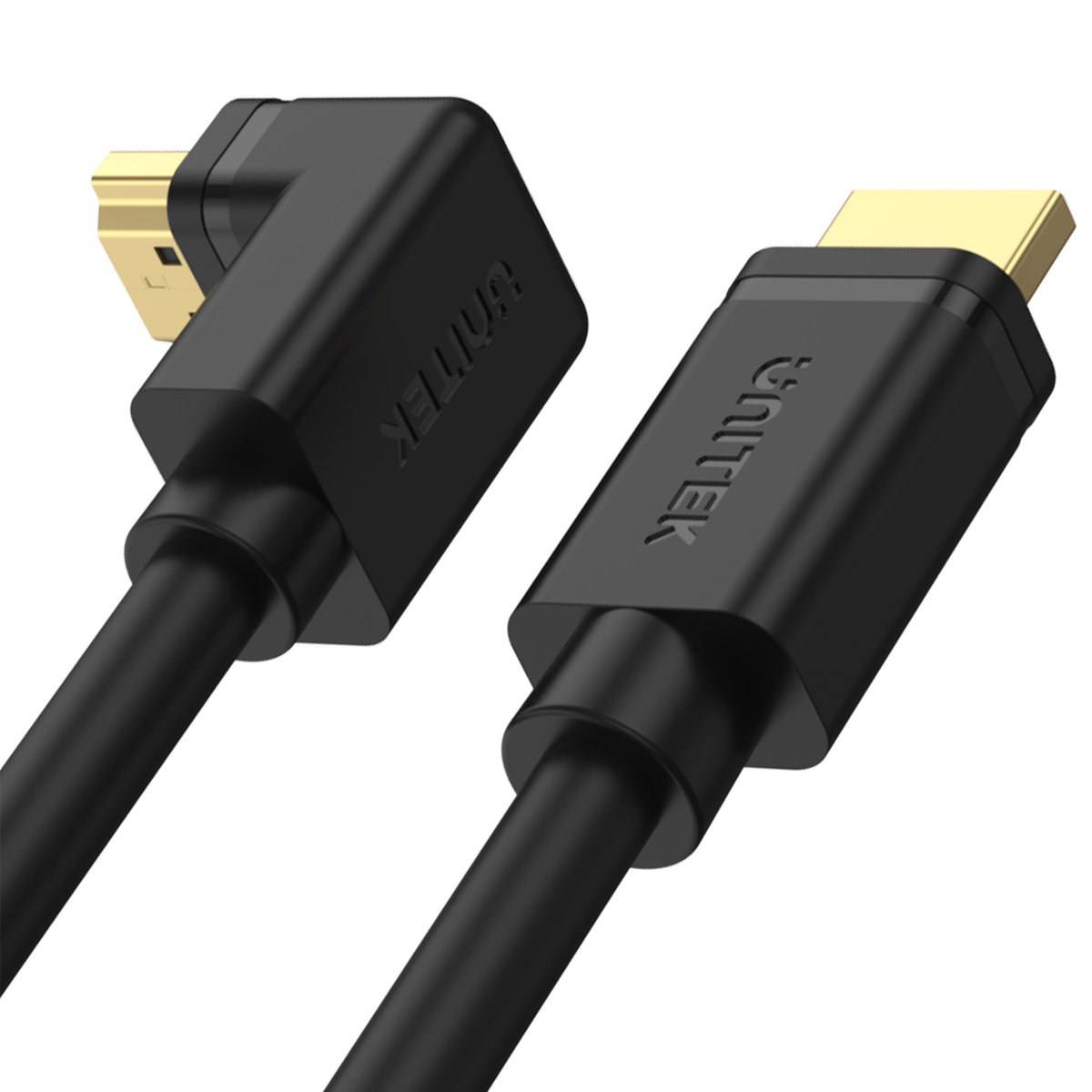 UNITEK KABEL KĄTOWY HDMI 2.0,90',4K60HZ,2M,Y-C1001