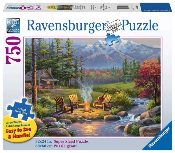 Ravensburger Puzzle 750el Brzeg rzeki 164455 RAP 164455