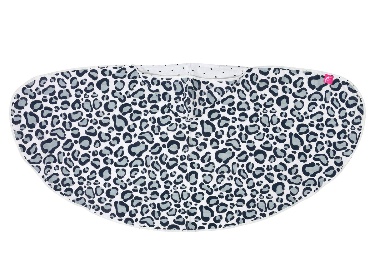 Motherhood Ręcznik muślinowy 65x130cm Ocelot Niebieski