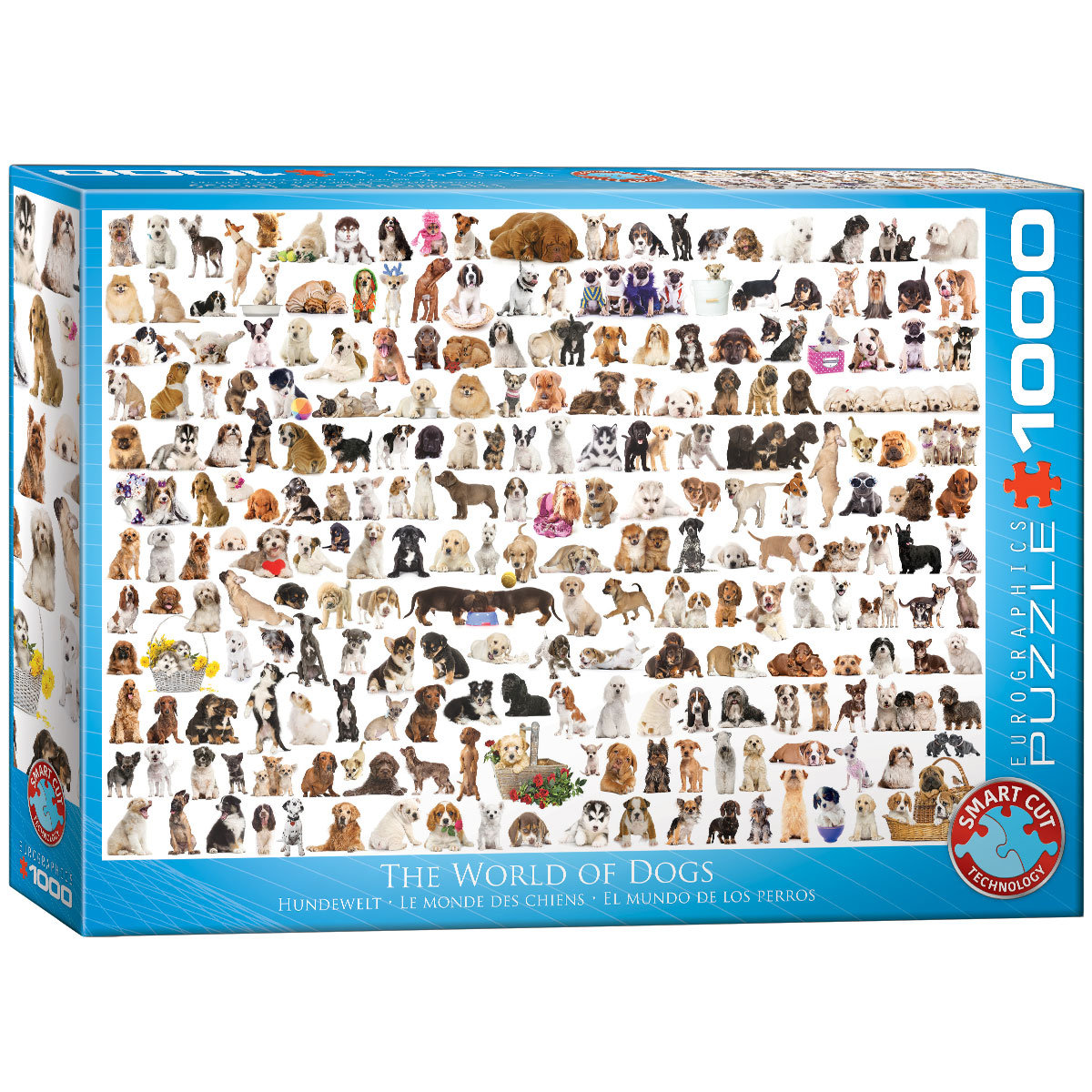 Puzzle 1000 The world of dogs 6000-0581 - Eurographics