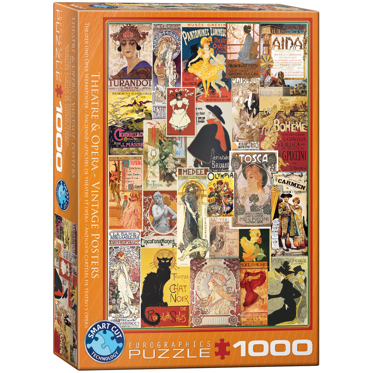 Eurographics Puzzle 1000 Theater & Opera Vintage Art 6000-0935 -