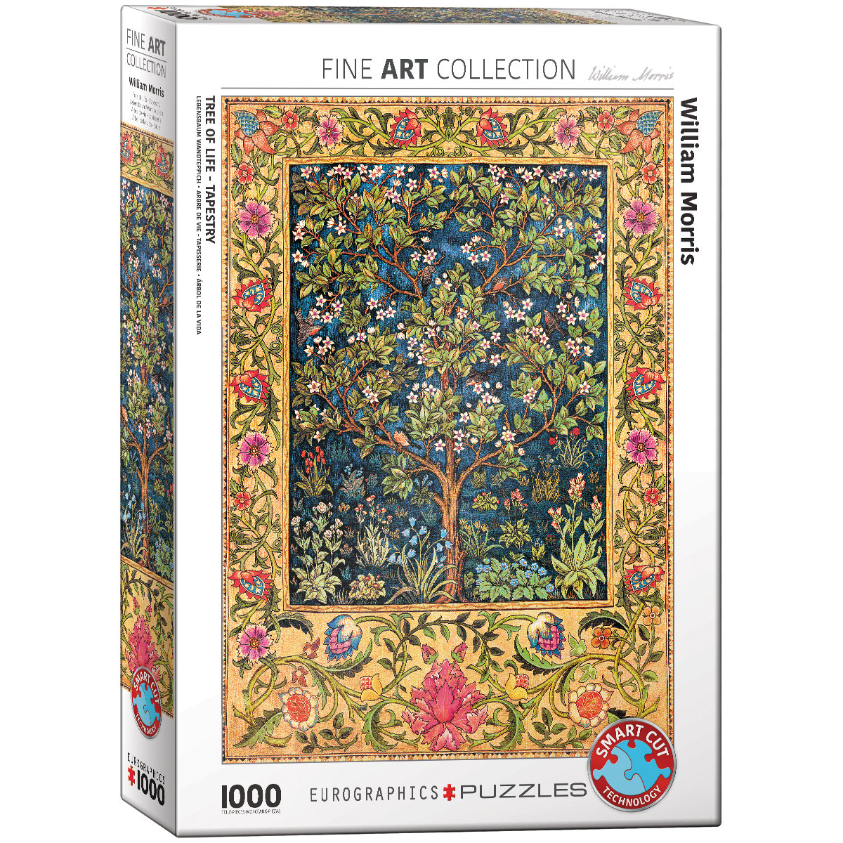 Puzzle 1000 Tree of Life Tapestry by William Morris 6000-5609 - Eurographics