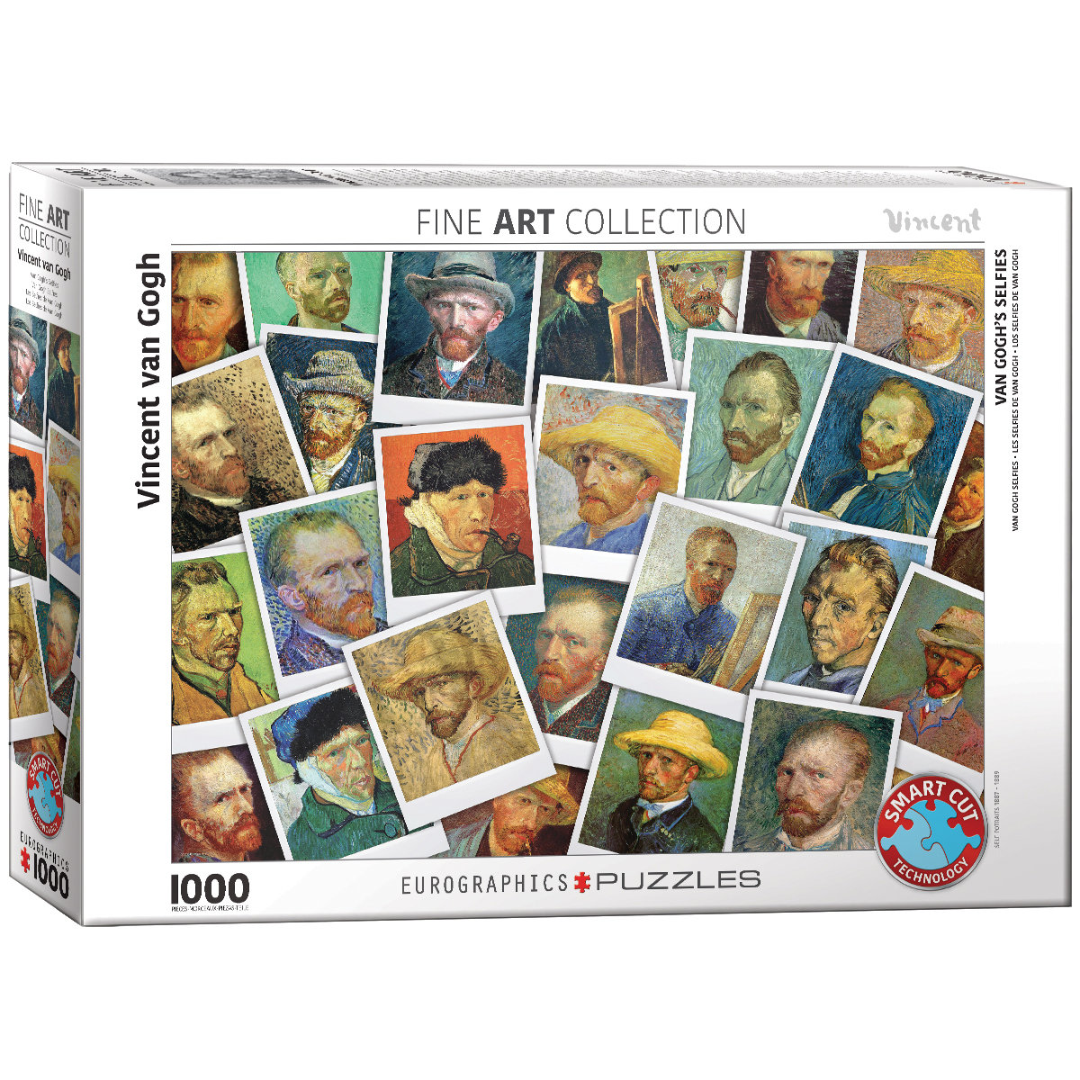 Eurographics Puzzle 1000 Van Gogh Selfies 6000-5308 -