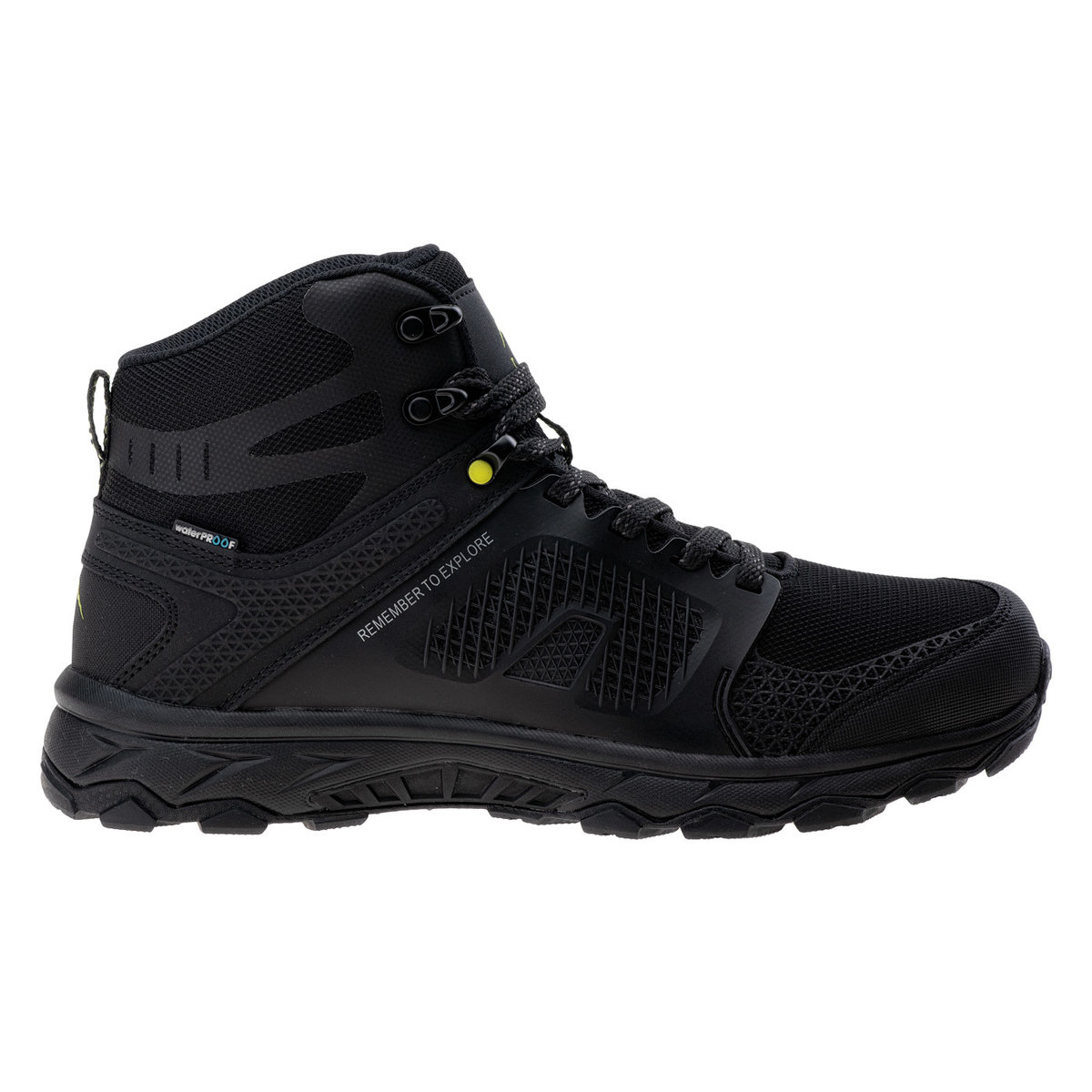 Elbrus, Buty turystyczne męskie, Edgero Mid WP Black, 44