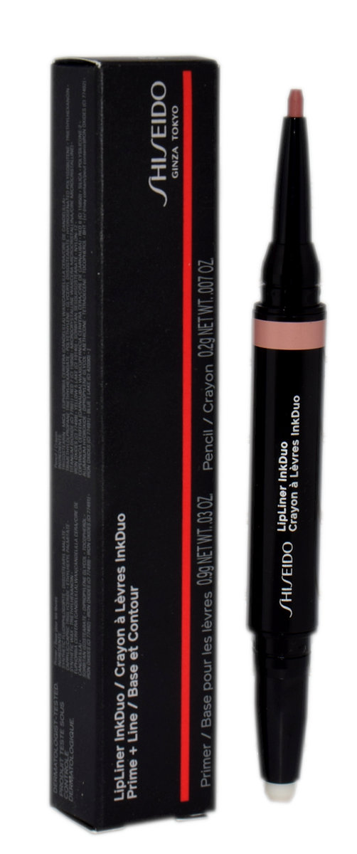 Shiseido LipLiner InkDuo szminka i konturówka do ust z balsamem odcień 01 Bare 1,1 g