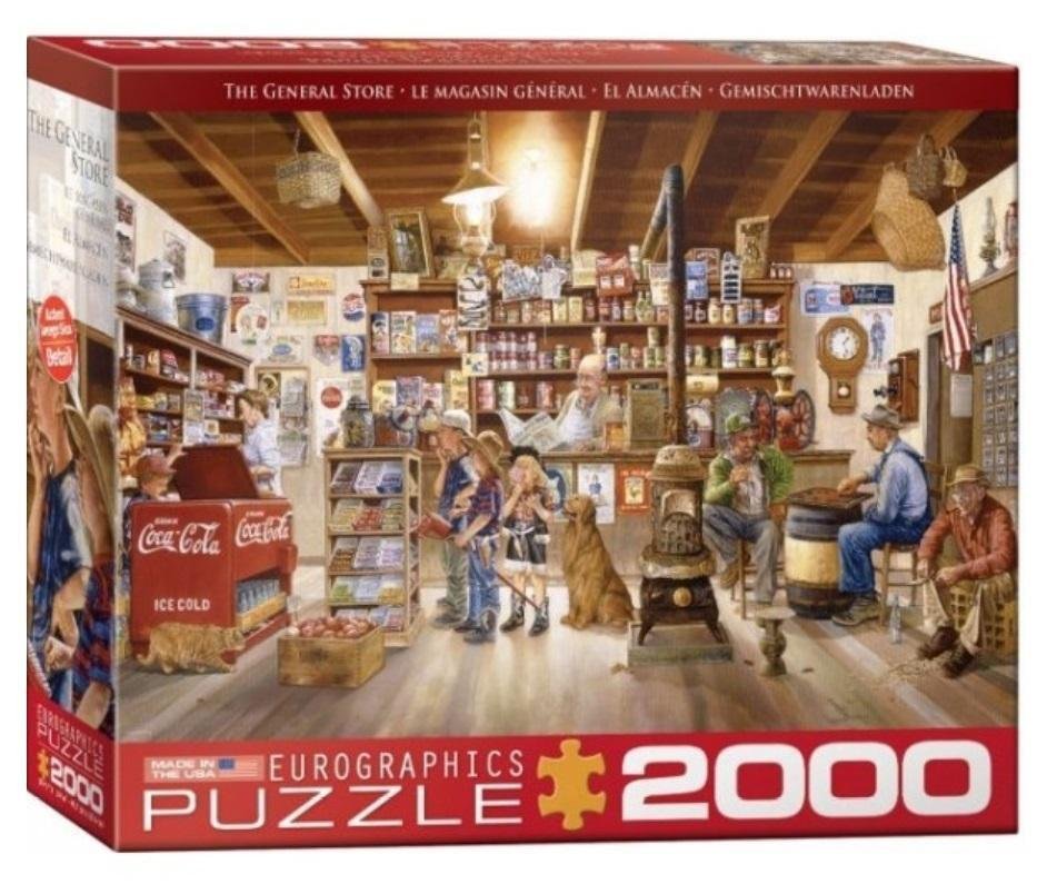 Eurographics Puzzle 2000 Wiejski sklep -