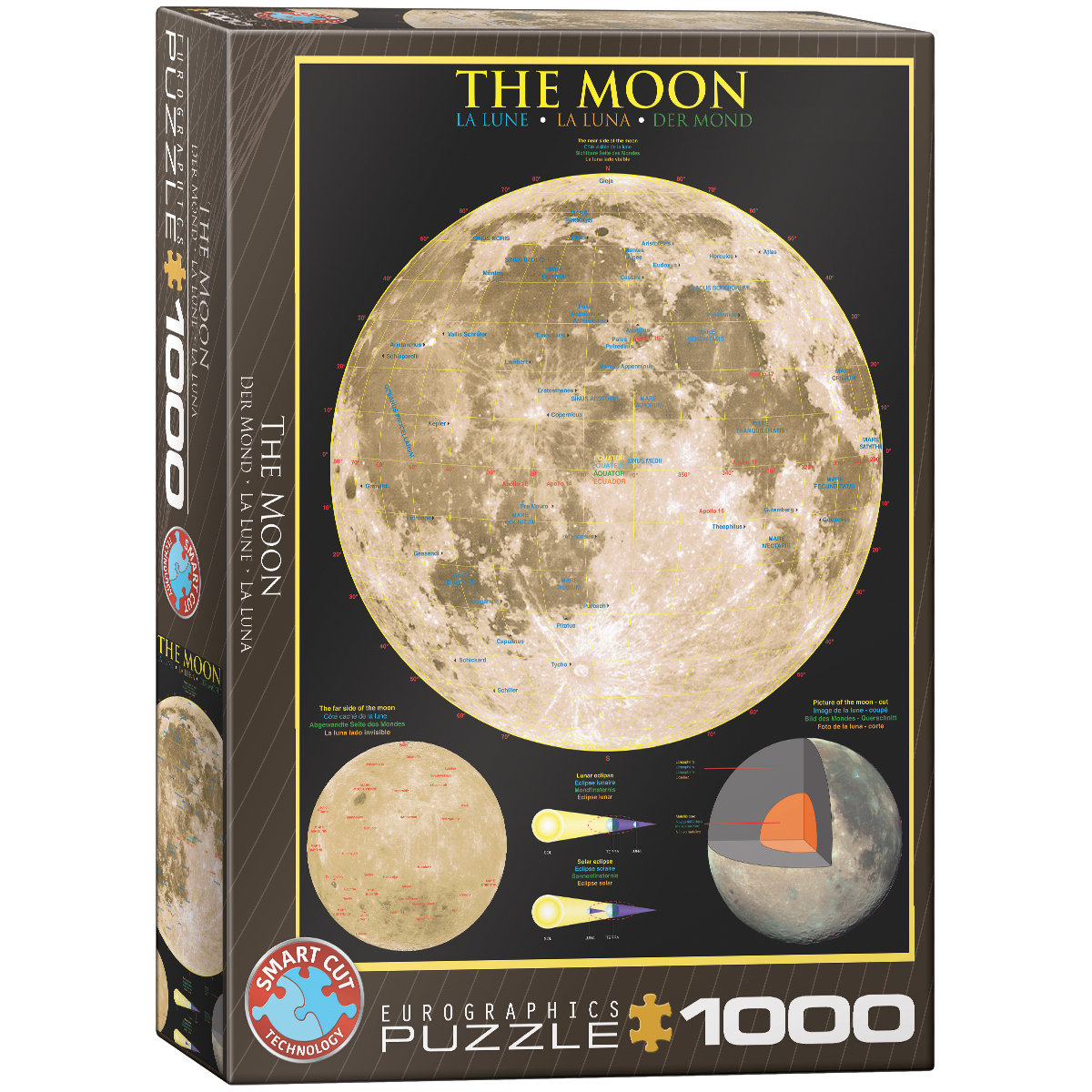 Eurographics Puzzle 1000 The Moon 6000-1007 -