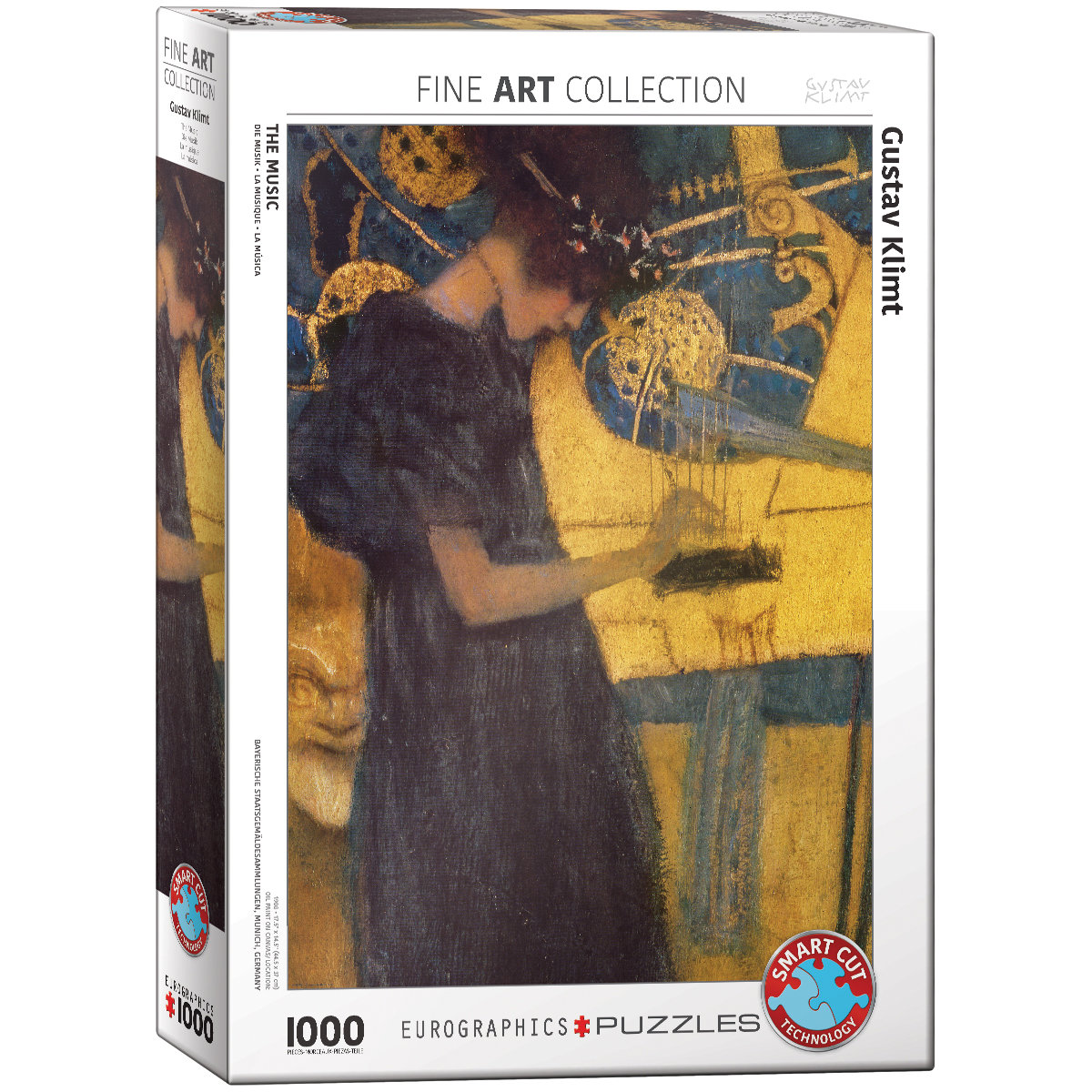 Eurographics Puzzle 1000 The Music by Gustav Klimt 6000-1991 -