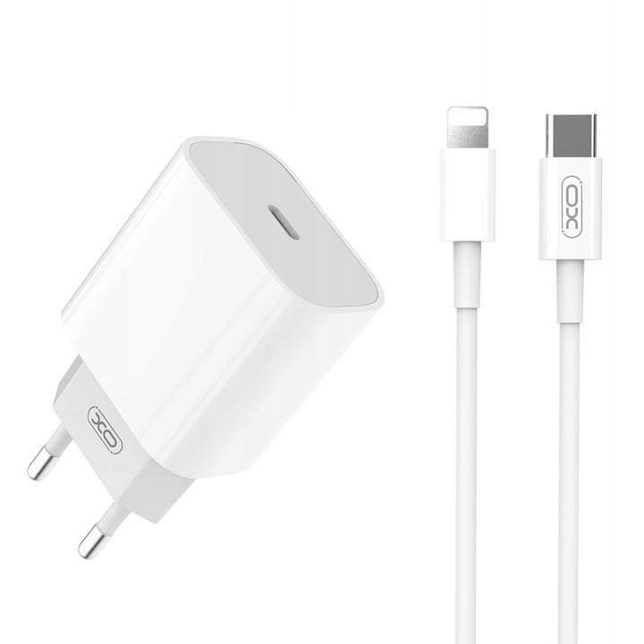 XO Szybka Ładowarka 20W + Kabel Do Iphone Lightning