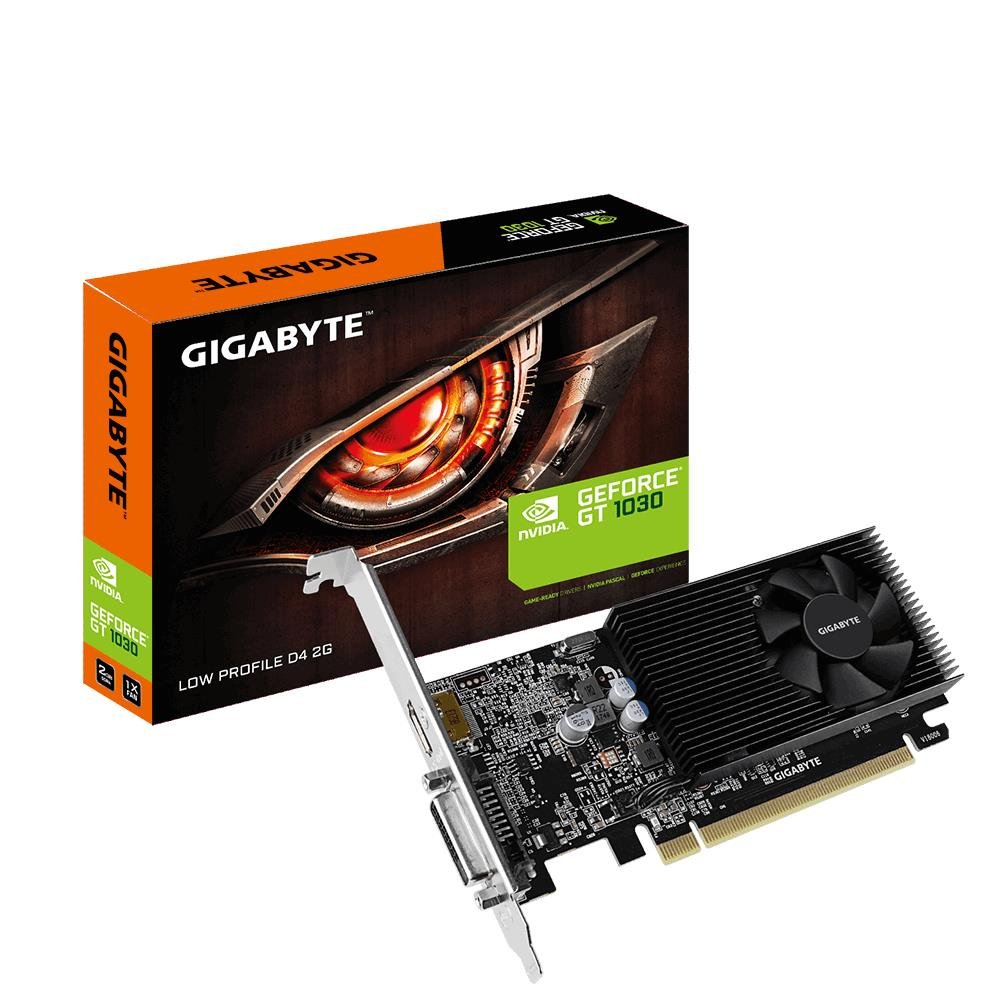 GIGABYTE GeForce GT 1030 Low Profile D4, 2 GB GDDR4, PCI-E 3.0
