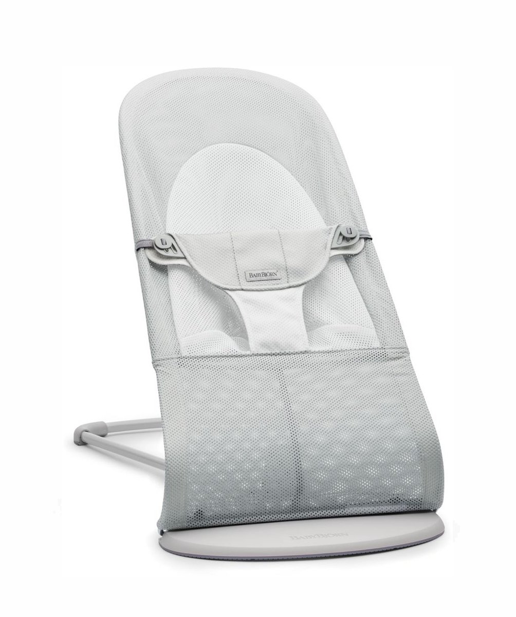 BABYBJORN leżaczek BALANCE SOFT MESH - Szary/Biały