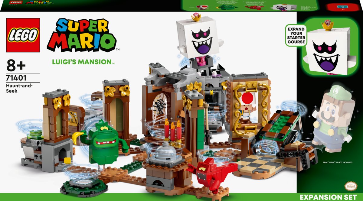 LEGO Super Mario Zestaw rozszerzający Zabawa w straszonego w rezydencji Luigiego 71401
