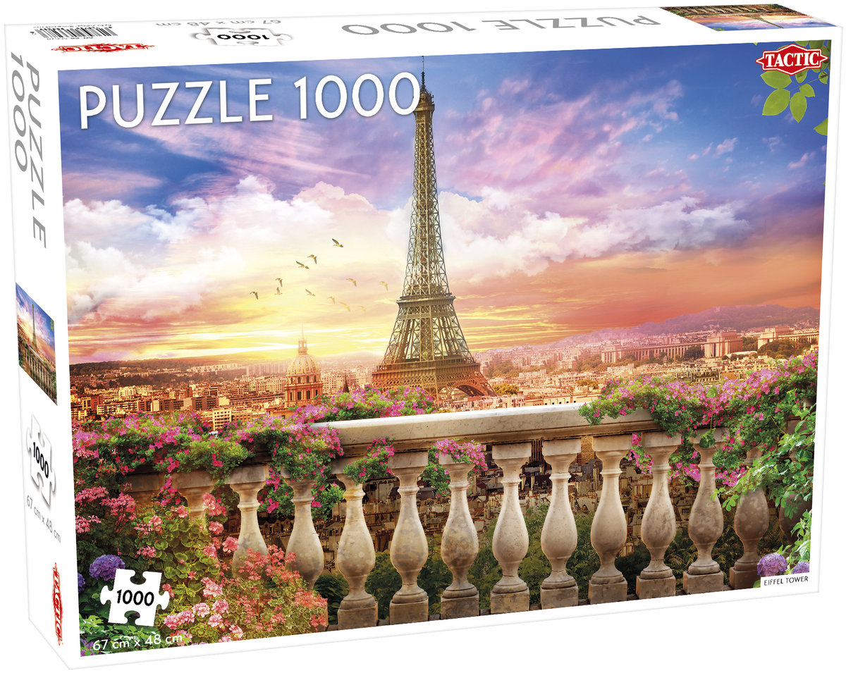 Puzzle Wieża Eiffla Paryż 1000 Nowa