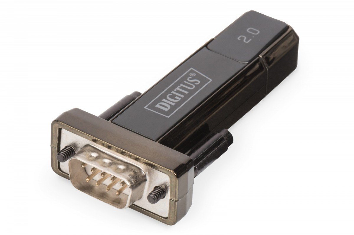 DIGITUS Konwerter(Adapter) DA-70167 USB 2.0 do RS232 (DB9) z kablem Typ USB A M/Ż 0,8m DA-70167