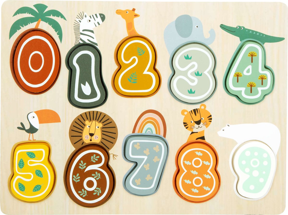 Small foot, Safari, puzzle drewniane