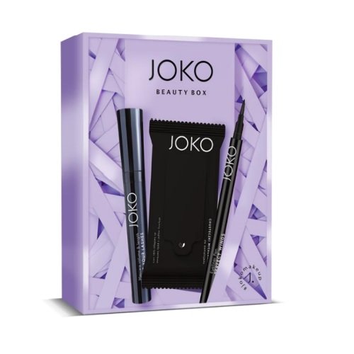 Joko Beauty Box 02 zestaw Pump Your Lashes Mascara 9ml + Eyeliner Pen + Micellar Wipes