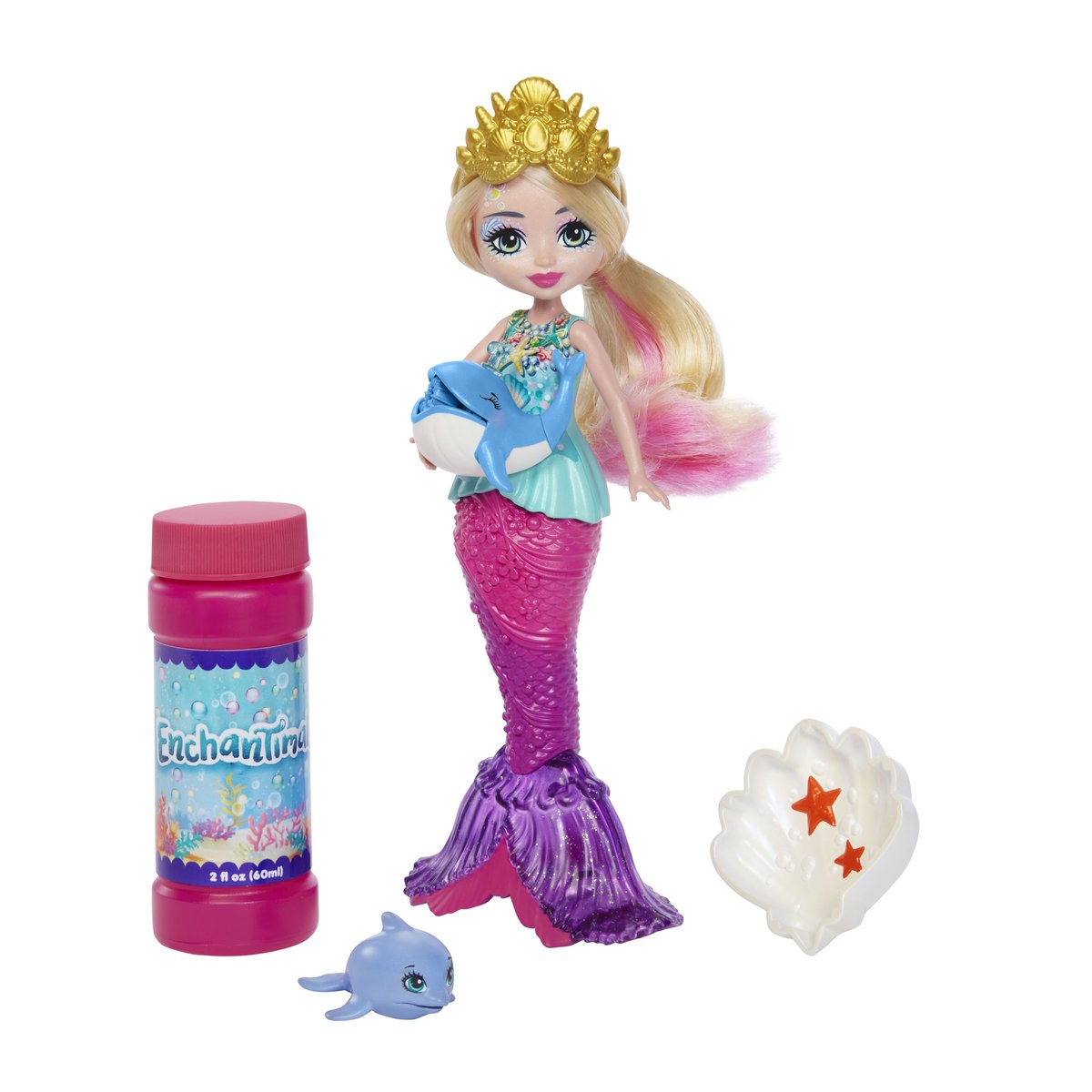 Mattel Enchantimals Lalka Bąbelkowa syrenka Atlantia HFT24 HFT24