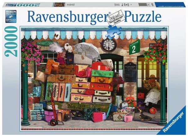Ravensburger 16974 lampa podróżna 2000 elementów puzzle dla dorosłych i dzieci w wieku od 12 lat, wielokolorowe 16974