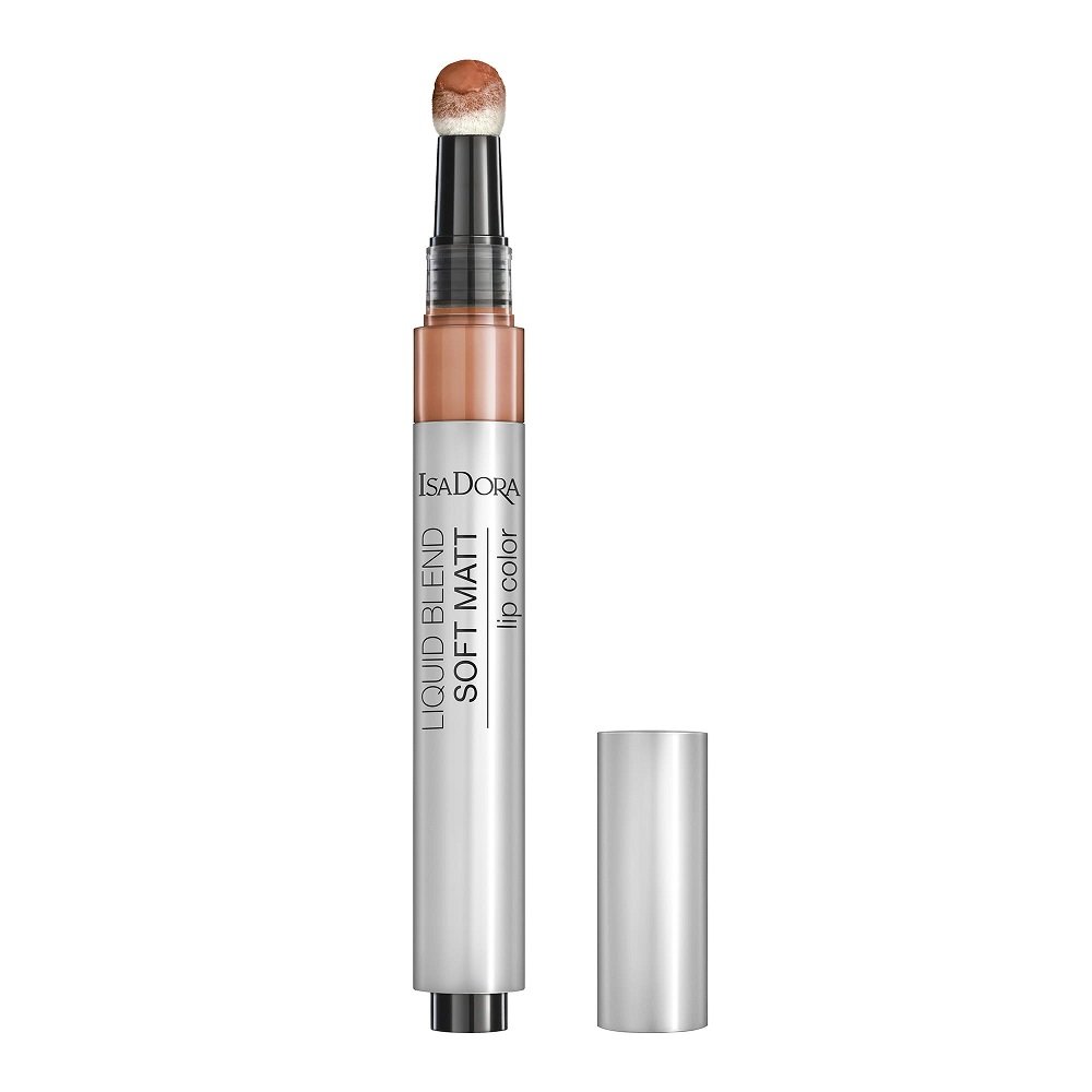 Isadora Liquid Color Blend Soft Matt płynna pół-matowa pomadka do ust 82 Candied Chestnut 3ml