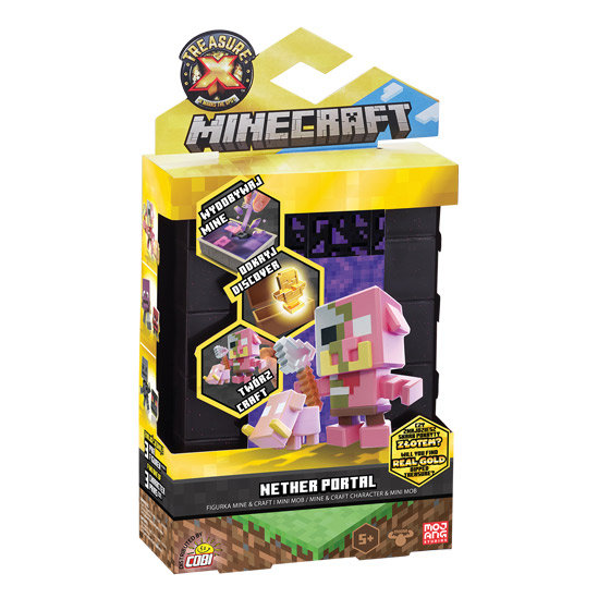 Cobi Polska S.A. Figurka Minecraft Portal Nether Treasure X 41642