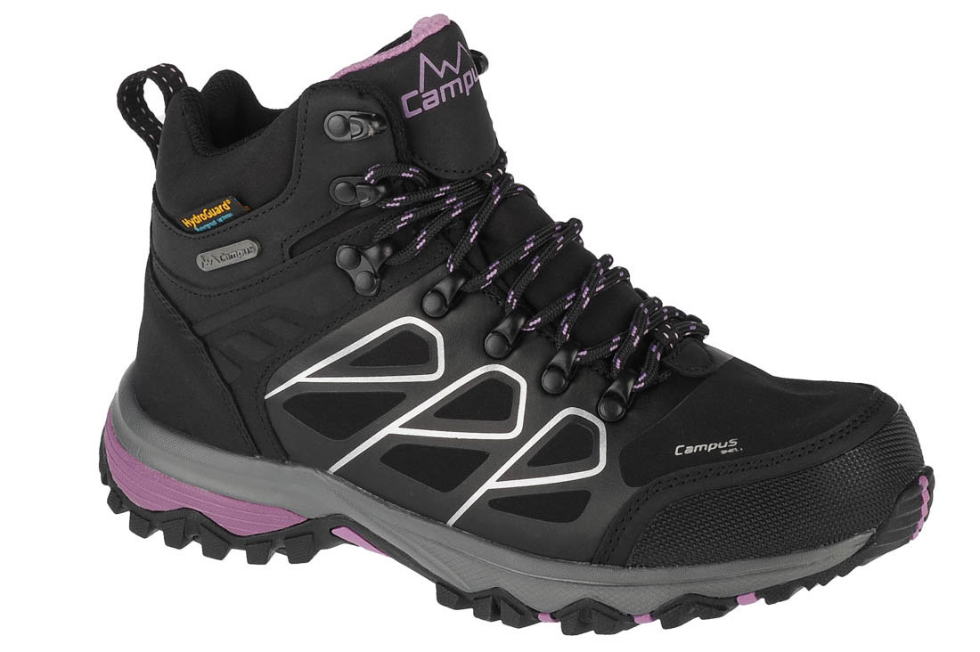 Campus Norin High CW0103321200, damskie buty trekkingowe czarne