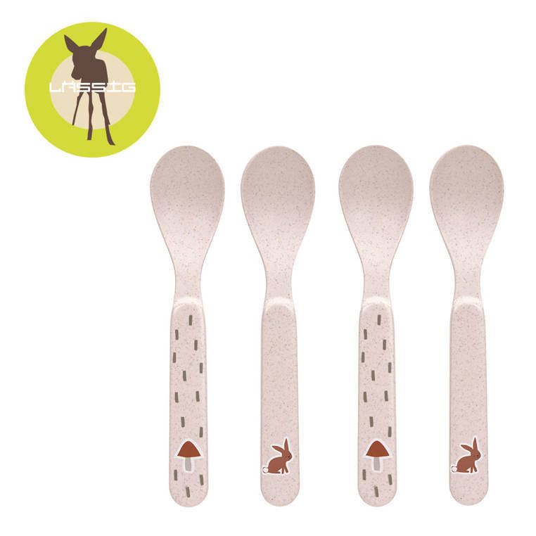 Lassig Zestaw 4 łyżeczek dla dzieci Little Forest Zajączek