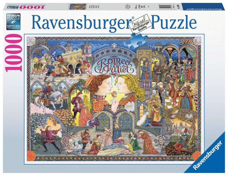 Ravensburger Puzzle 2D 1000 elementów Romeo i Julia GXP-811880