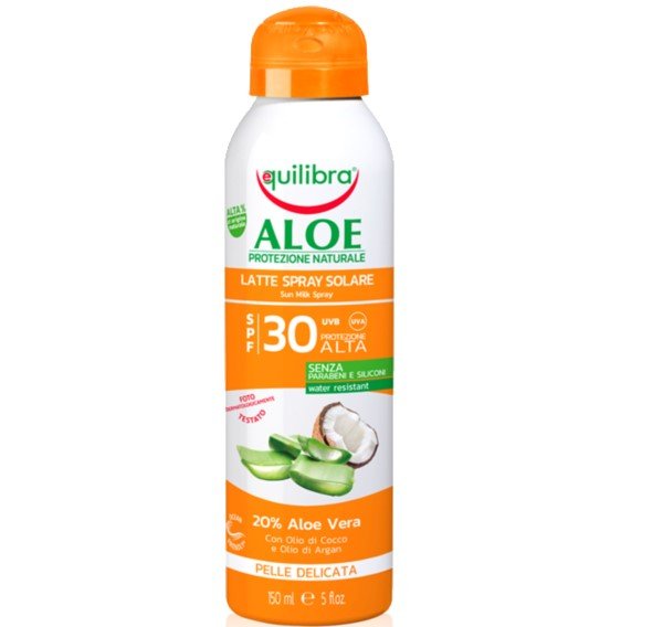 EQUILIBRA ALOE MLECZKO DO OPALANIA W SPRAYU SPF30 150ML