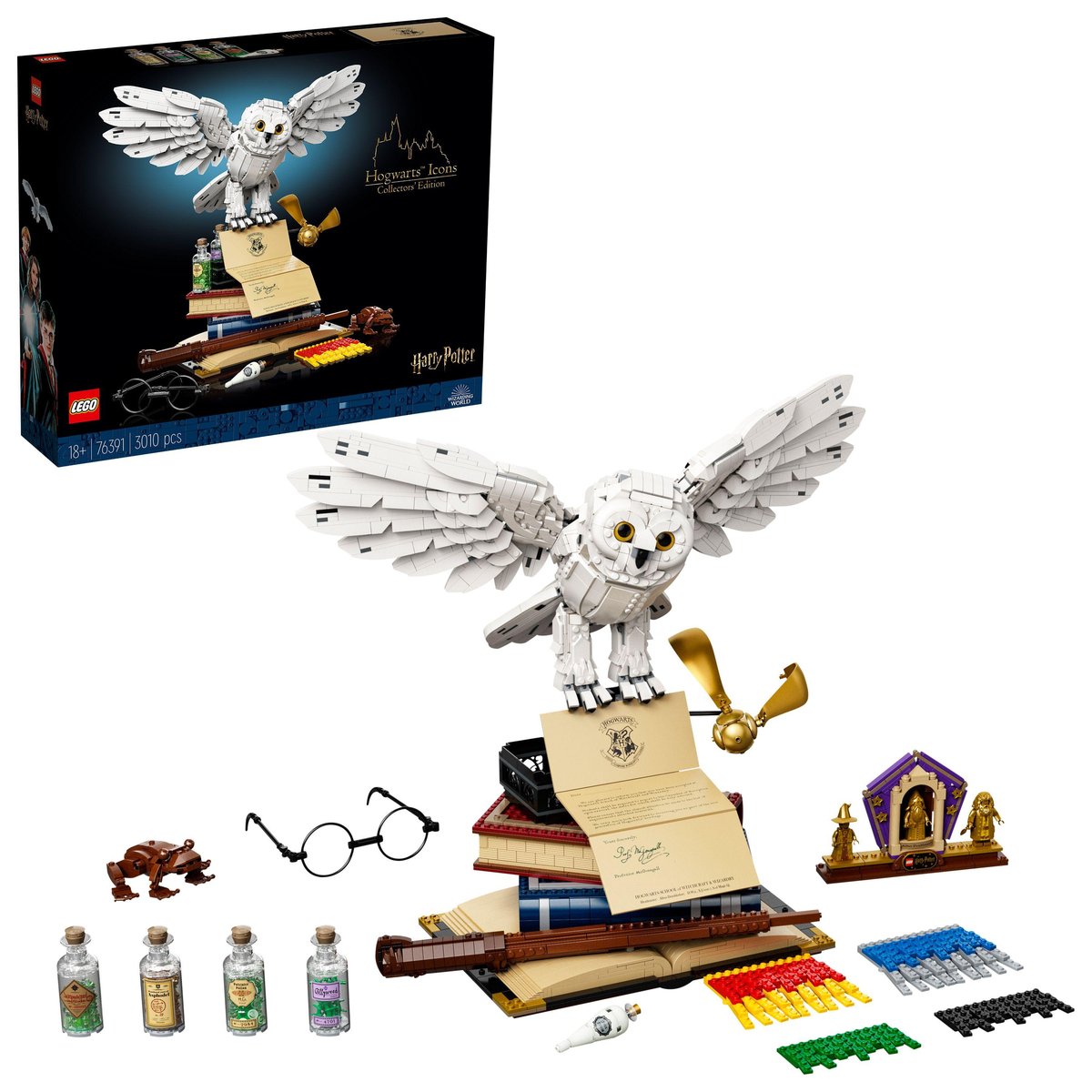 LEGO Klocki Harry Potter Ikony Hogwartu - Hedwiga (edycja kolekcjonerska) 76391