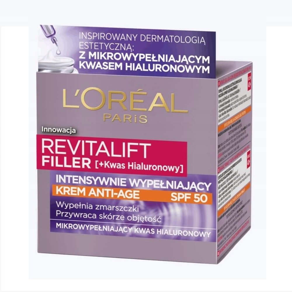 L''oreal L Oréal - REVITALIFT FILLER [HA] - Intensywnie wypełniający krem przeciwzmarszczkowy - SPF50 - 50 ml