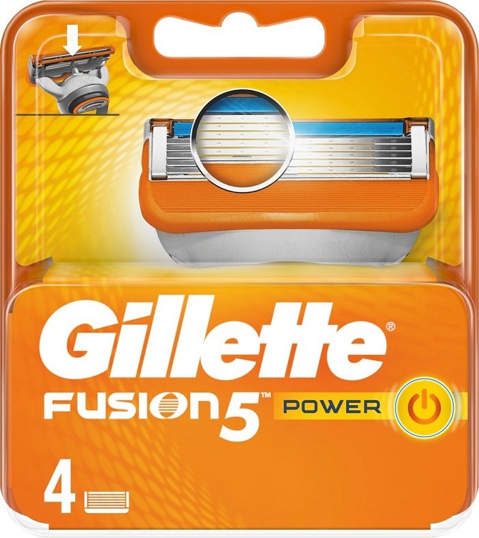 Gillette Fusion Power Wkłady do maszynek 4 sztuki 7702018852475