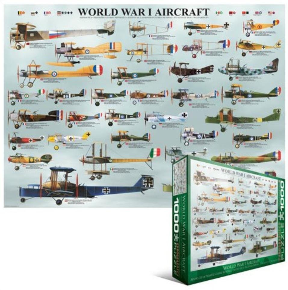 Eurographics samoloty 1. wojny światowej 1000 elementów puzzle
