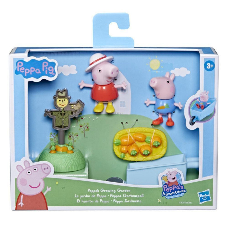 Figurki Świnka Peppa - zestaw ogród