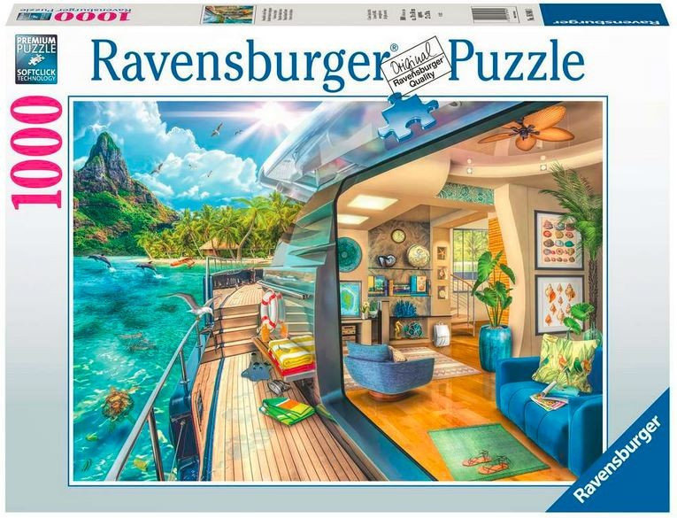 Puzzle 1000 Rejs w tropiki - Ravensburger