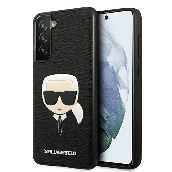 Karl Lagerfeld Etui HC Saffiano Ikonik Head Galaxy S21 FE, czarne 3666339045678
